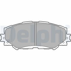 DELPHI LP2002 — Колодки тормозные дисковые