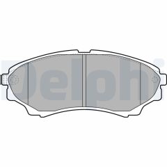 DELPHI LP2036 — Plăcuțe de frână disc