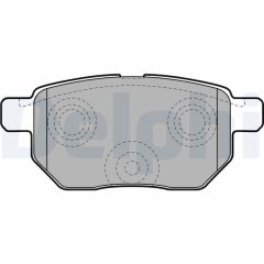DELPHI LP2105 — Колодки тормозные дисковые