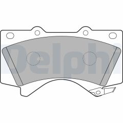 DELPHI LP2134 — Plăcuțe de frână disc