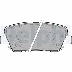 DELPHI LP2202 — Колодки тормозные дисковые