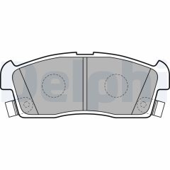 DELPHI LP2258 — Колодки тормозные дисковые