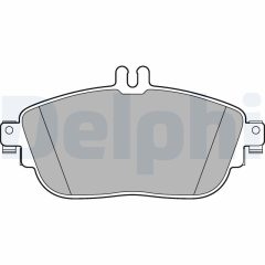 DELPHI LP2441 — Колодки тормозные дисковые