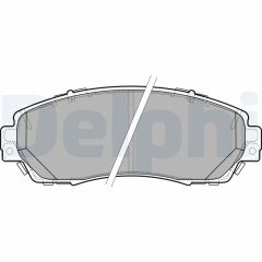 DELPHI LP2710 — Колодки тормозные дисковые