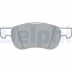 DELPHI LP3365 — Plăcuțe de frână disc