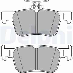 DELPHI LP3391 — Колодки тормозные дисковые
