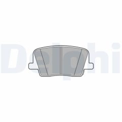 DELPHI LP3581 — Колодки тормозные дисковые
