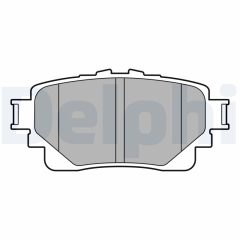 DELPHI LP3599 — Колодки тормозные дисковые