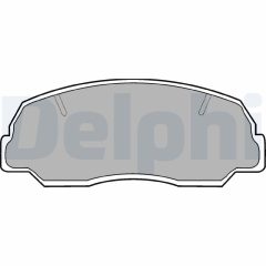 DELPHI LP400 — Plăcuțe de frână disc