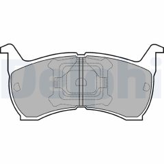 DELPHI LP465 — Колодки тормозные дисковые