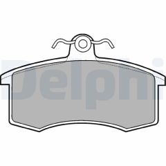 DELPHI LP551 — Plăcuțe de frână disc