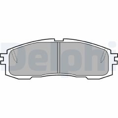 DELPHI LP577 — Plăcuțe de frână disc