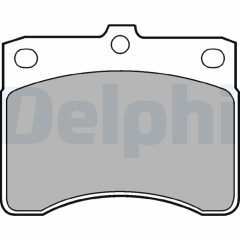 DELPHI LP578 — Колодки тормозные дисковые