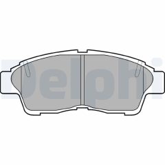DELPHI LP789 — Колодки тормозные дисковые