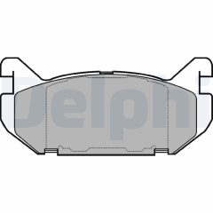 DELPHI LP802 — Plăcuțe de frână disc
