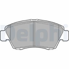 DELPHI LP809 — Колодки тормозные дисковые