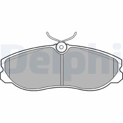 DELPHI LP847 — Колодки тормозные дисковые