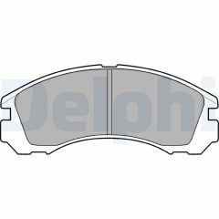 DELPHI LP871 — Колодки тормозные дисковые