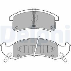 DELPHI LP897 — Plăcuțe de frână disc