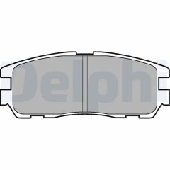 DELPHI LP965 — Колодки тормозные дисковые