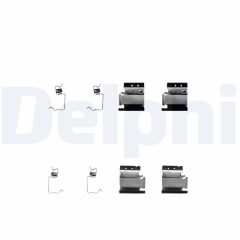 DELPHI LX0313 — Accesorii plăcuțe frână disc