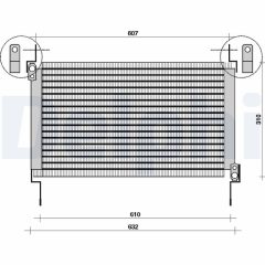 DELPHI TSP0225007 — Radiator aer condiționat