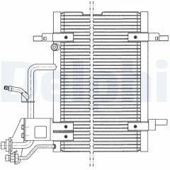 DELPHI TSP0225011 — Радиатор кондиционера