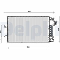 DELPHI TSP0225030 — Radiator aer condiționat