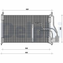 DELPHI TSP0225048 — Радиатор кондиционера