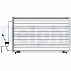 DELPHI TSP0225055 — Radiator aer condiționat