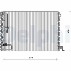 DELPHI TSP0225076 — Радиатор кондиционера