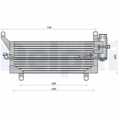 DELPHI TSP0225114 — Radiator aer condiționat