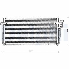 DELPHI TSP0225127 — Radiator aer condiționat