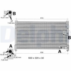 DELPHI TSP0225134 — Radiator aer condiționat
