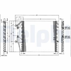 DELPHI TSP0225163 — Радиатор кондиционера