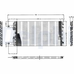 DELPHI TSP0225168 — Радиатор кондиционера