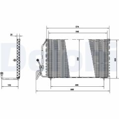 DELPHI TSP0225177 — Radiator aer condiționat