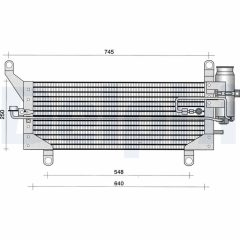 DELPHI TSP0225188 — Radiator aer condiționat