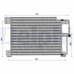 DELPHI TSP0225243 — Radiator aer condiționat