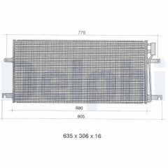 DELPHI TSP0225393 — Radiator aer condiționat