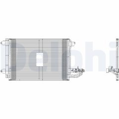 DELPHI TSP0225482 — Радиатор кондиционера