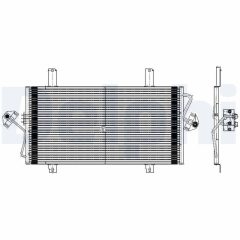 DELPHI TSP0225535 — Radiator aer condiționat