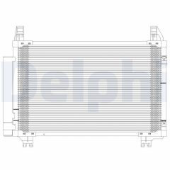 DELPHI TSP0225624 — Радиатор кондиционера