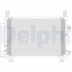 DELPHI TSP0225625 — Радиатор кондиционера