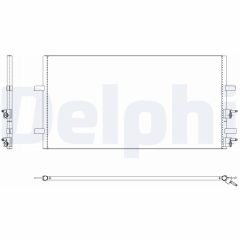 DELPHI TSP0225640 — Радиатор кондиционера