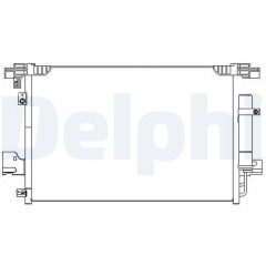 DELPHI TSP0225648 — Радиатор кондиционера