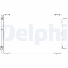 DELPHI TSP0225677 — Радиатор кондиционера