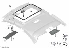 BMW 51448057938 — Солнцезащитная шторка на заднее стекло