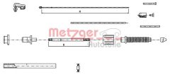 METZGER 10.0382 — Cablu de accelerație
