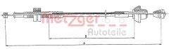 METZGER 11.0126 — Cablu de accelerație